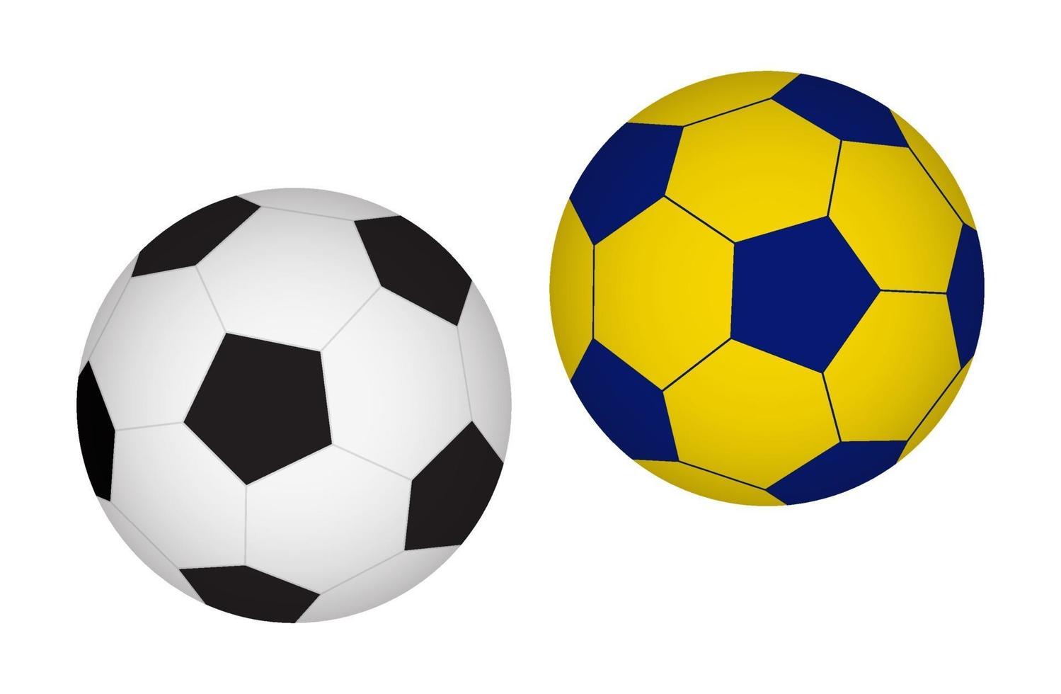 un pallone da calcio vettore