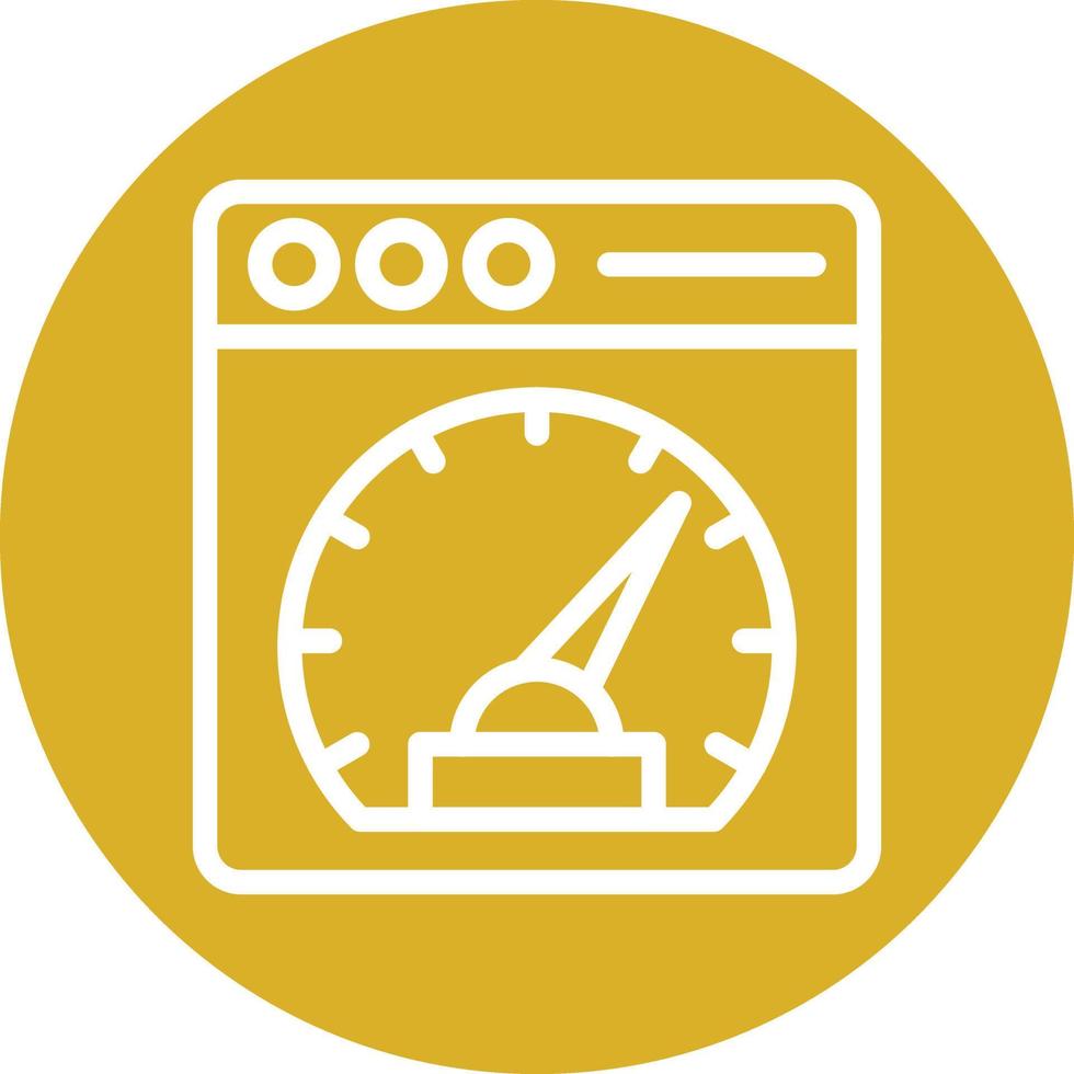 pagina velocità vettore icona design