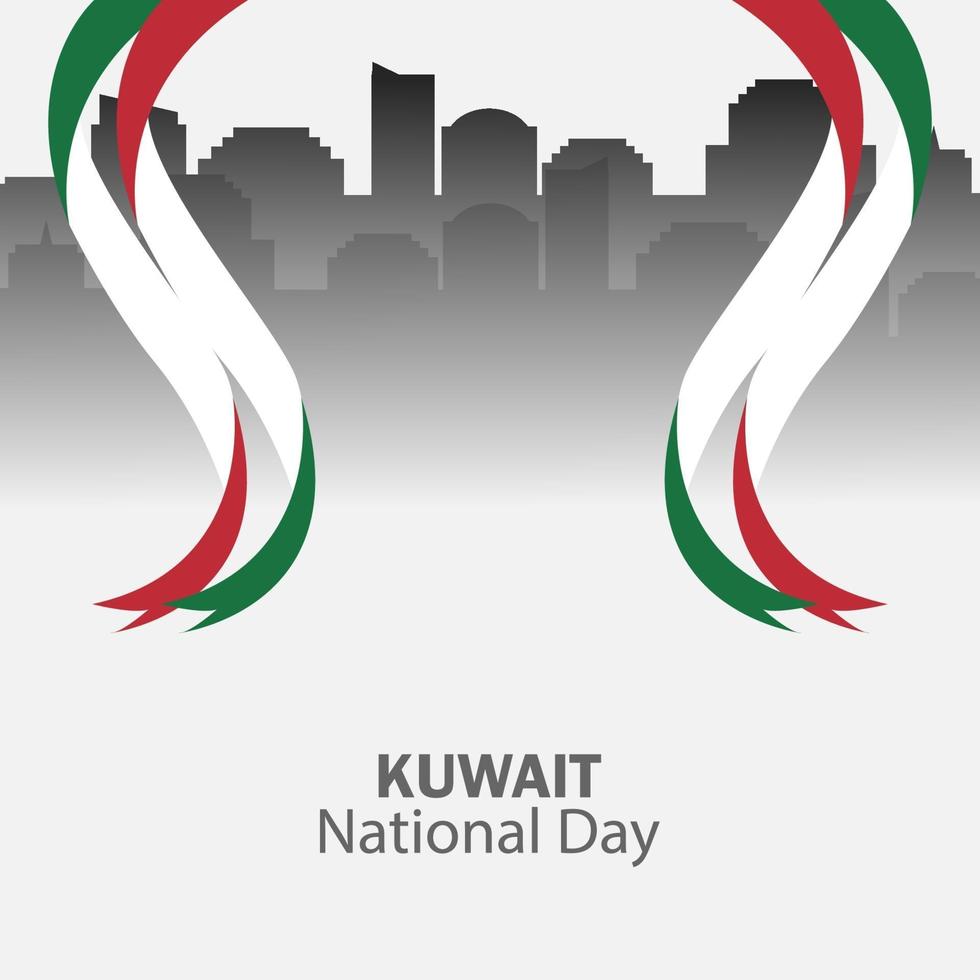 celebrazione della giornata nazionale del kuwait vettore