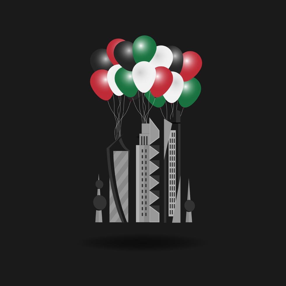 celebrazione della giornata nazionale del kuwait vettore