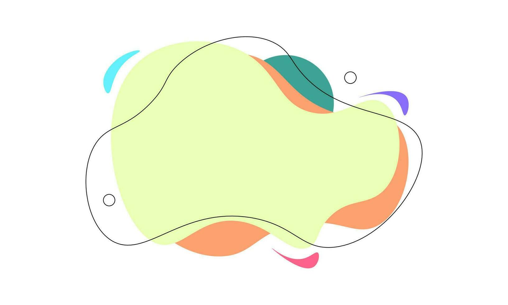 astratto sfondo pastello colore con fluido oggetto nel il centro. vettore illustrazione con posto per il tuo testo