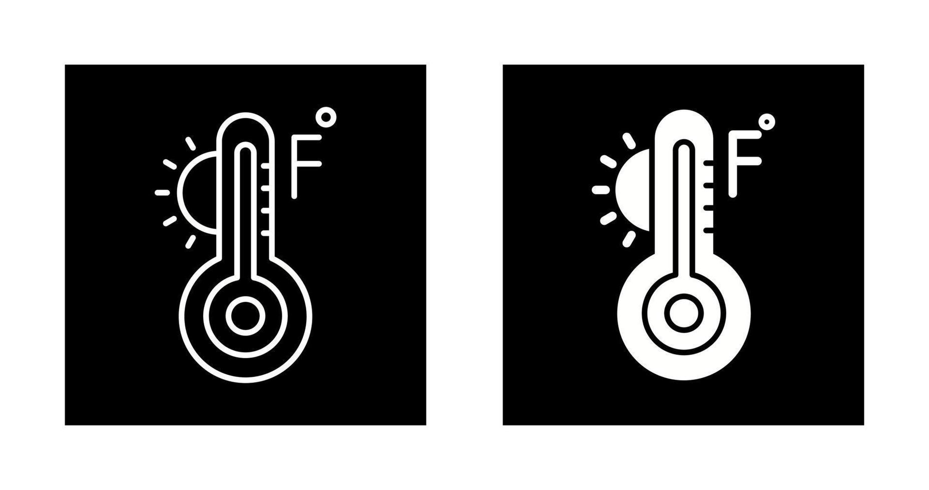 fahrenheit vettore icona