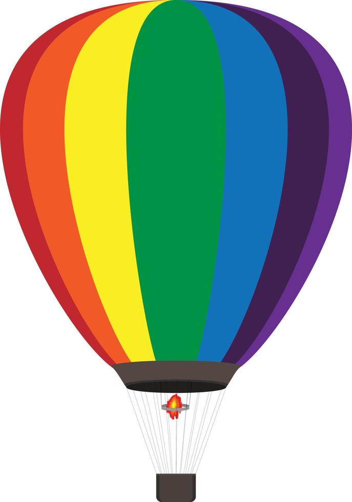 arcobaleno colore aria baloon vettore