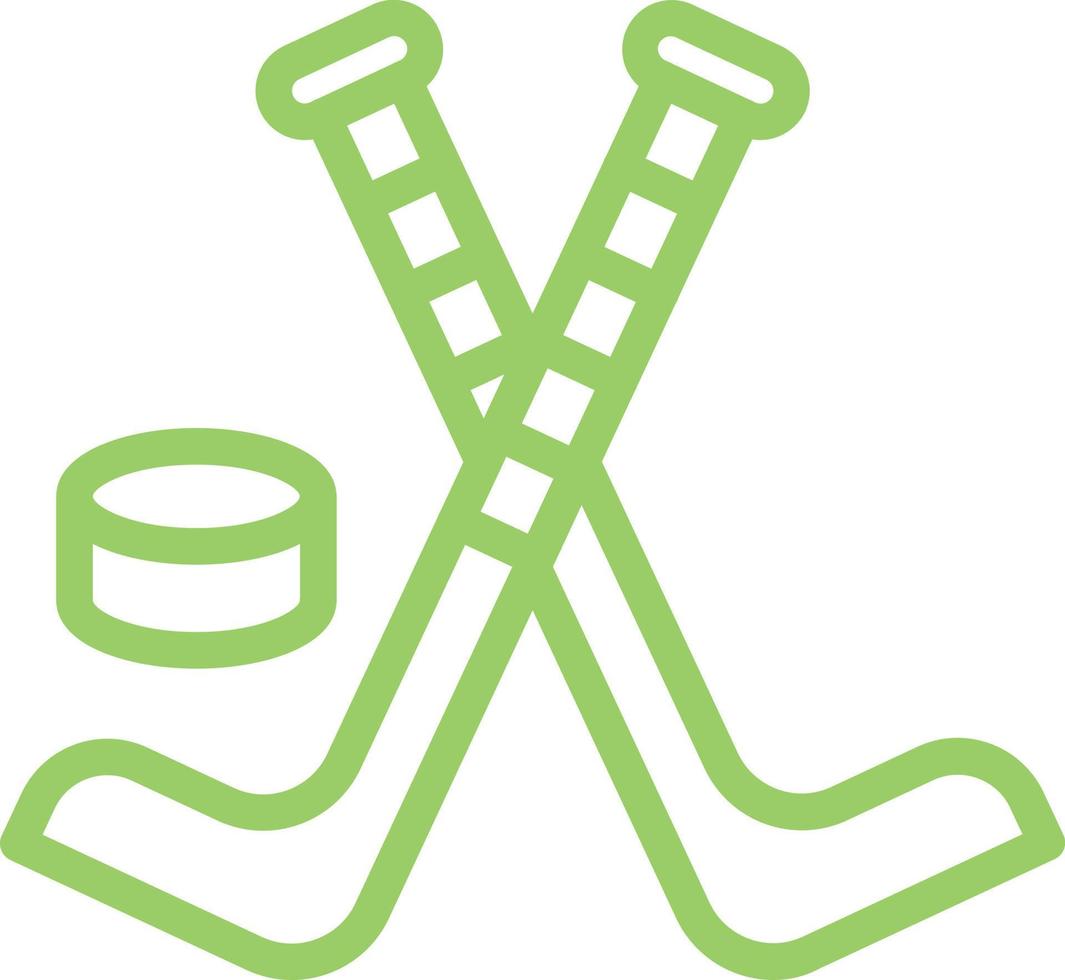 design ghiaccio hockey icona stile vettore