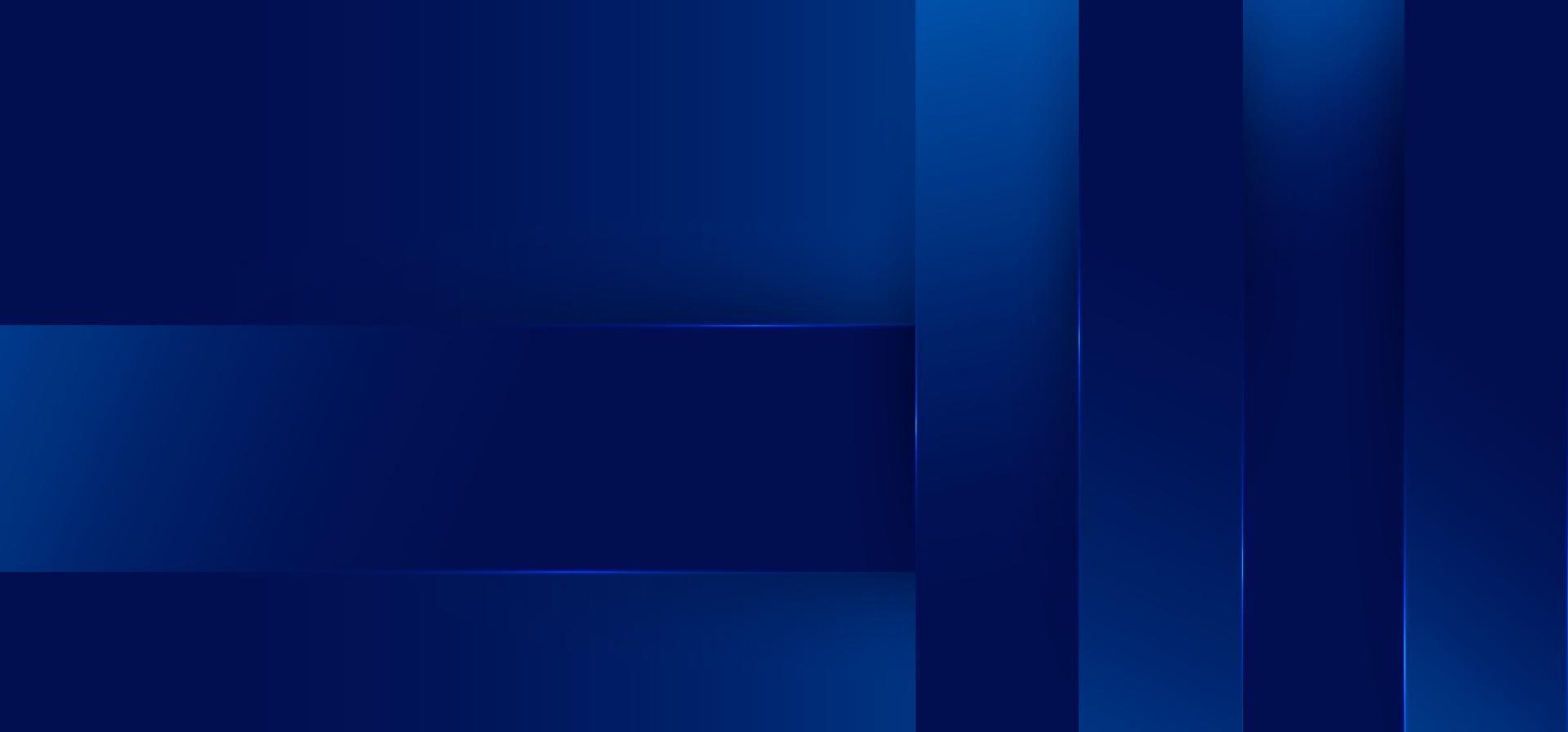 sfondo astratto lucido strisce blu linee con illuminazione vettore