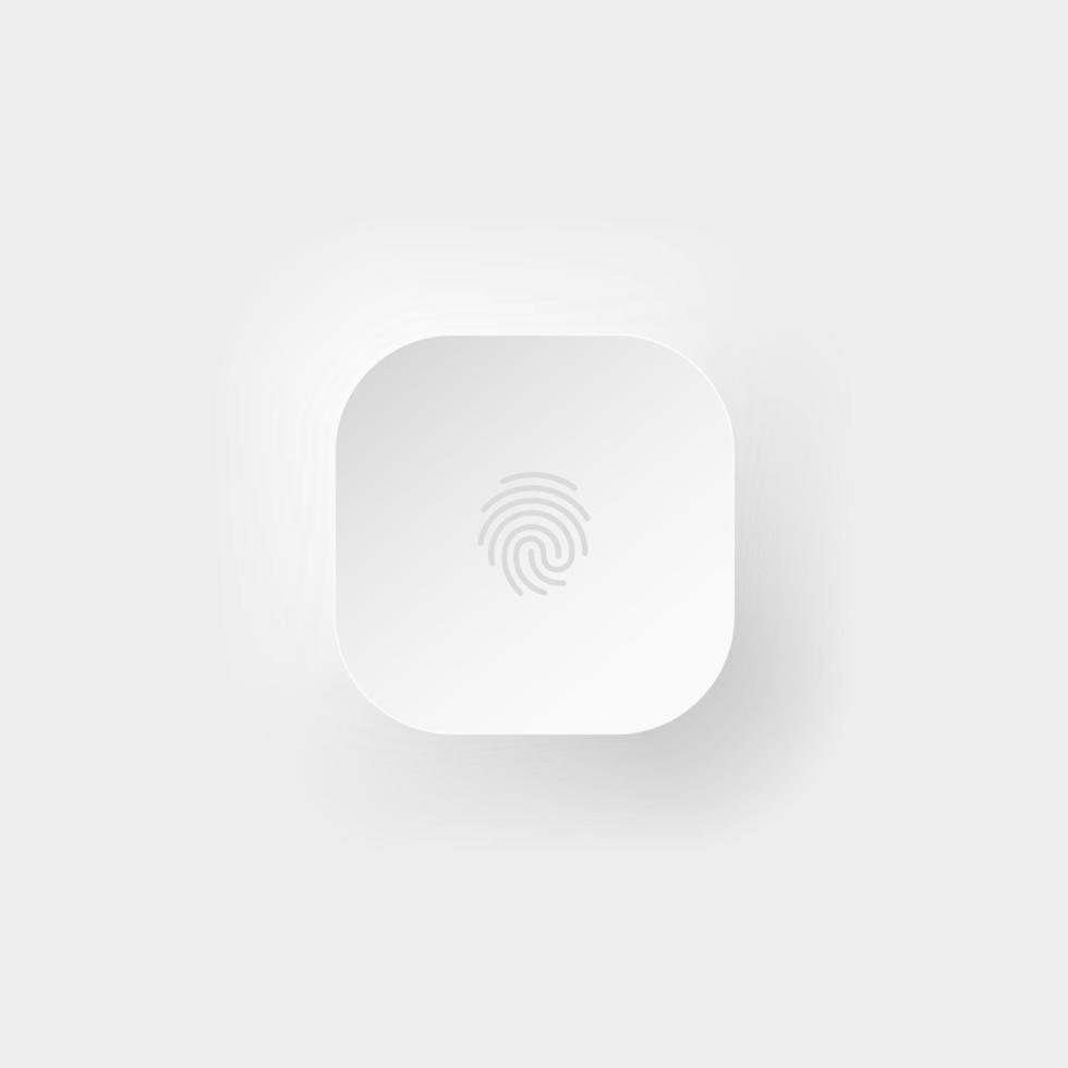 neumorphism stile. ui.ux utente interfaccia pulsante. vettore illustrazione.
