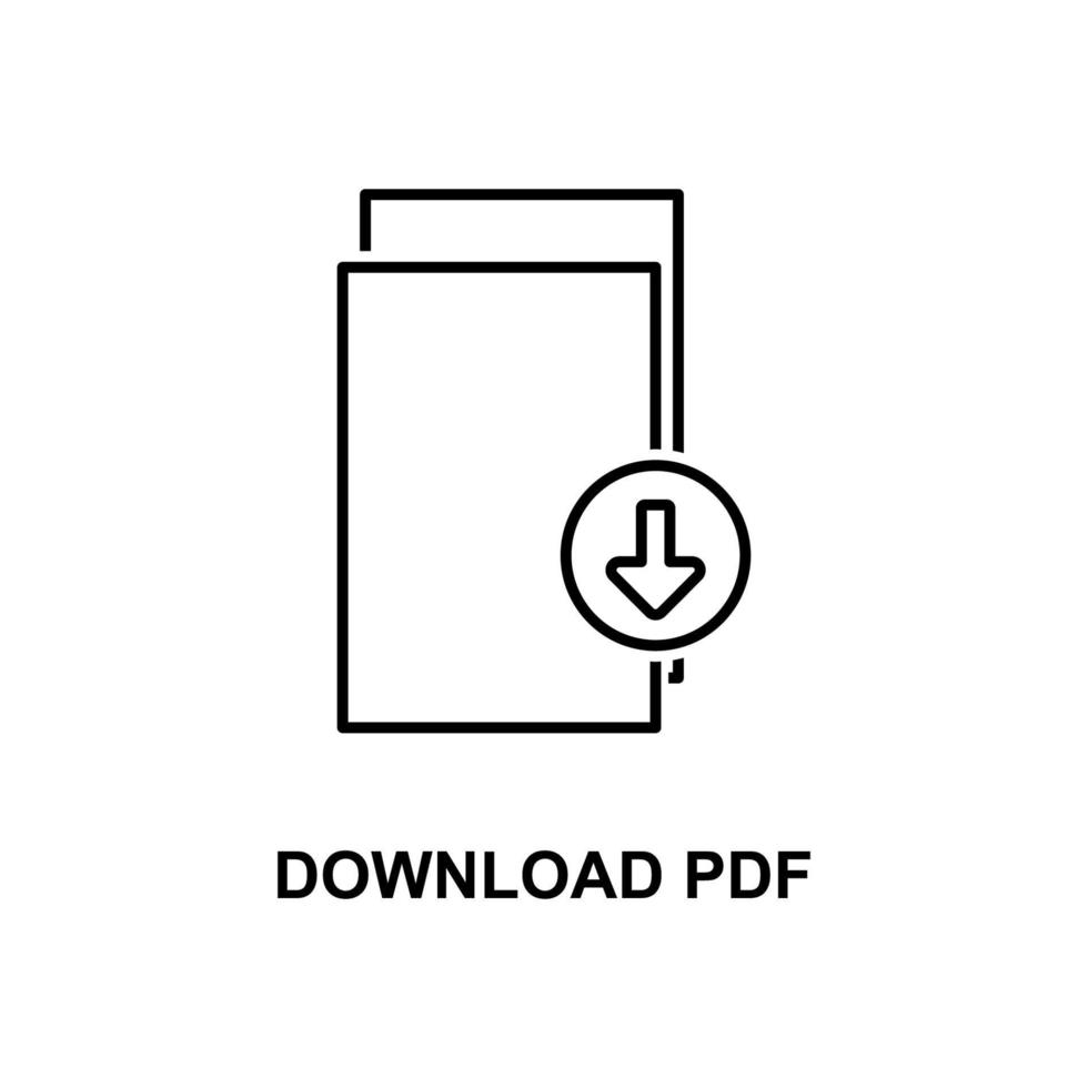 Scarica PDF vettore icona