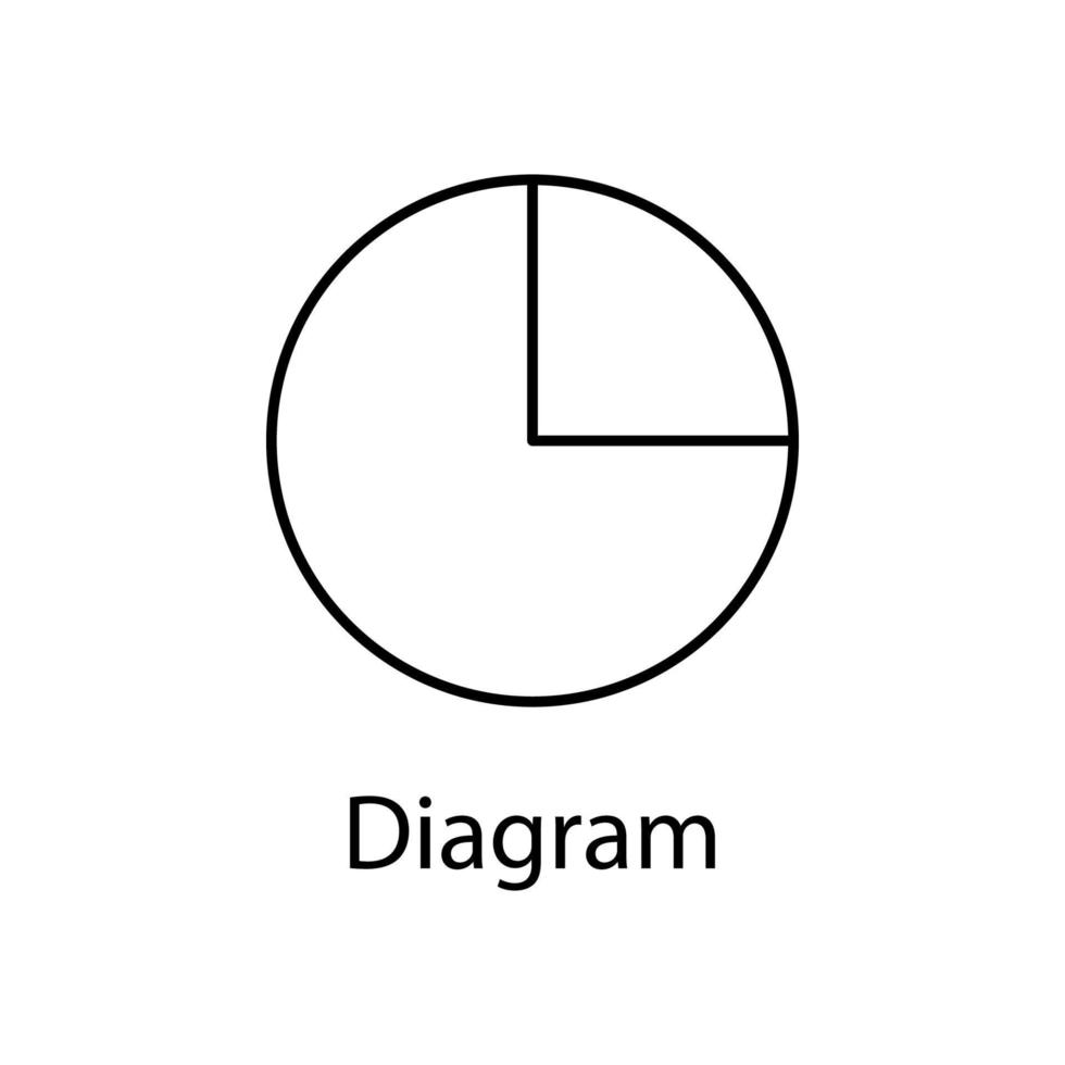 torta diagramma vettore icona