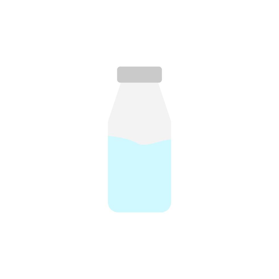 latte, bottiglia vettore icona