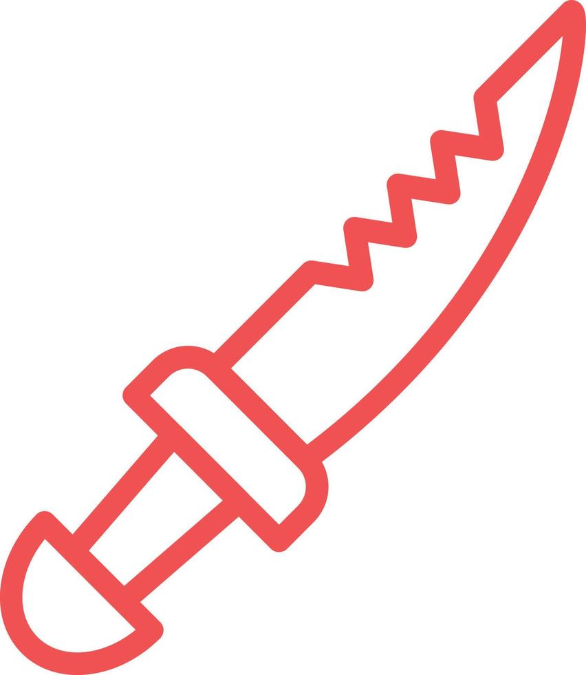 pirata coltello vettore icona design