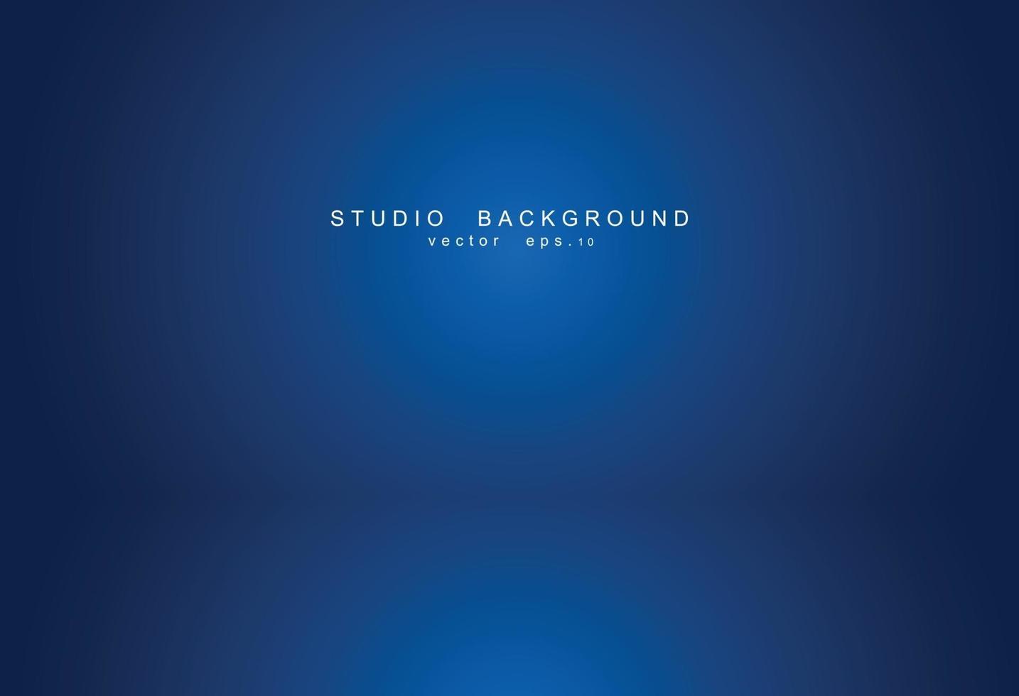 sfondo blu camera studio vuoto. interni luminosi con copyspace per il tuo progetto creativo. illustrazione vettoriale eps 10