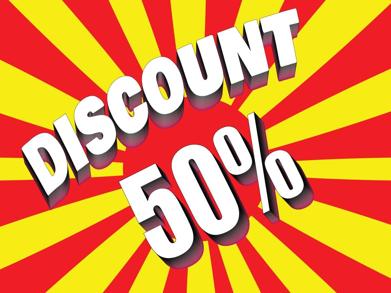 sconto vendita 50 vettore