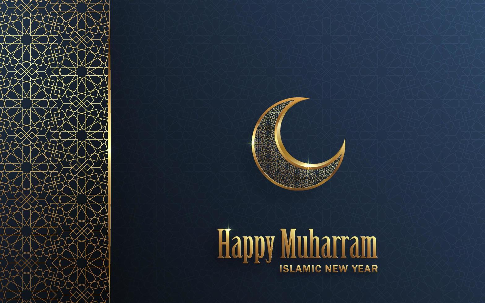 felice muharram, il capodanno islamico vettore