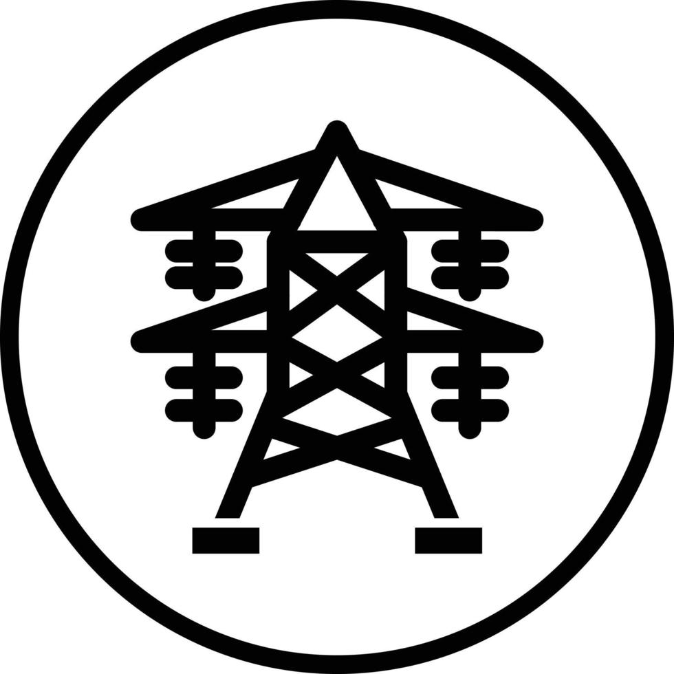 elettrico Torre vettore icona design