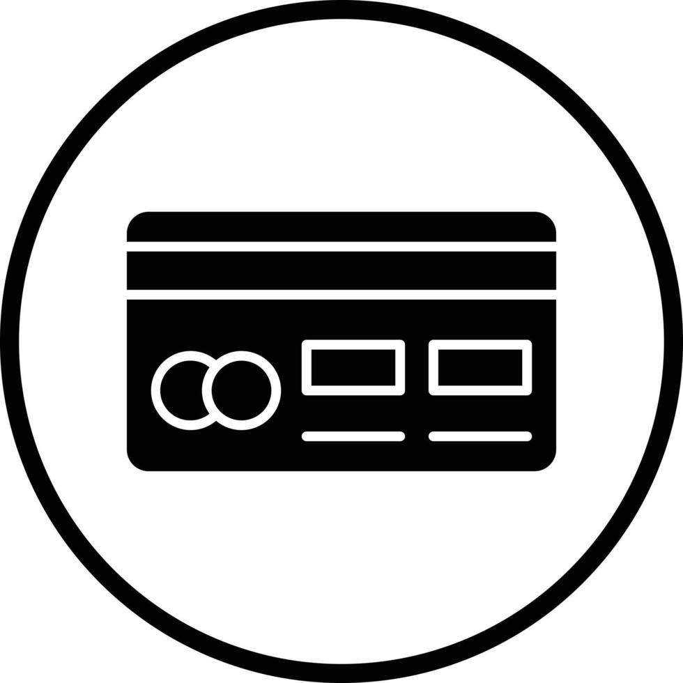 credito carta vettore icona design