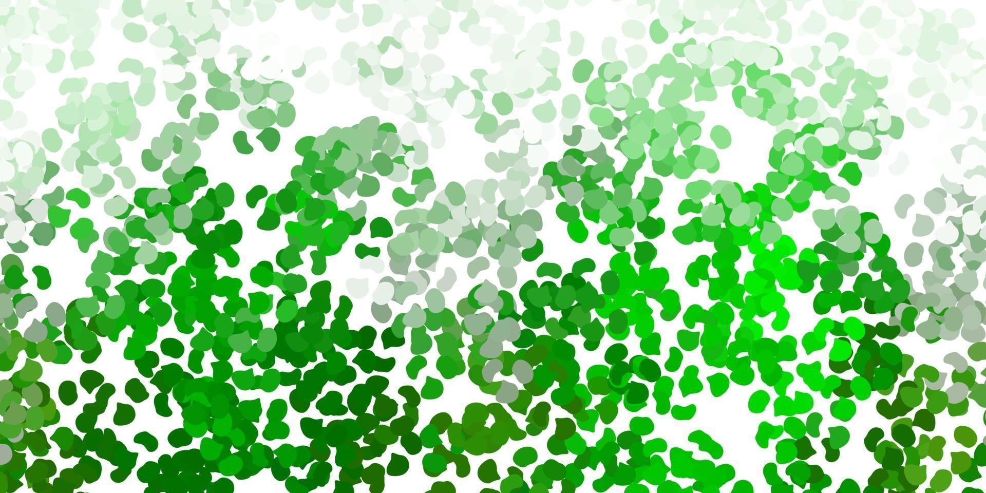 modello vettoriale verde chiaro con forme astratte.