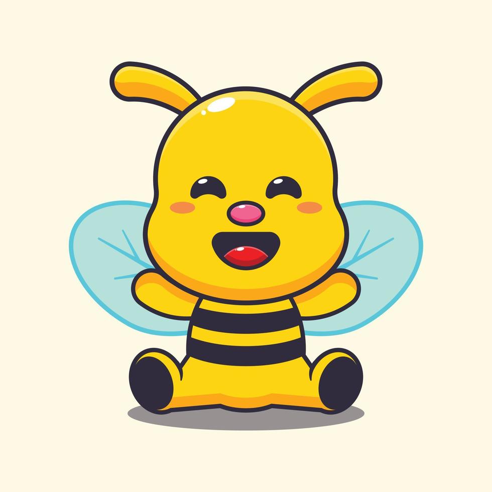 carino ape cartone animato vettore illustrazione.