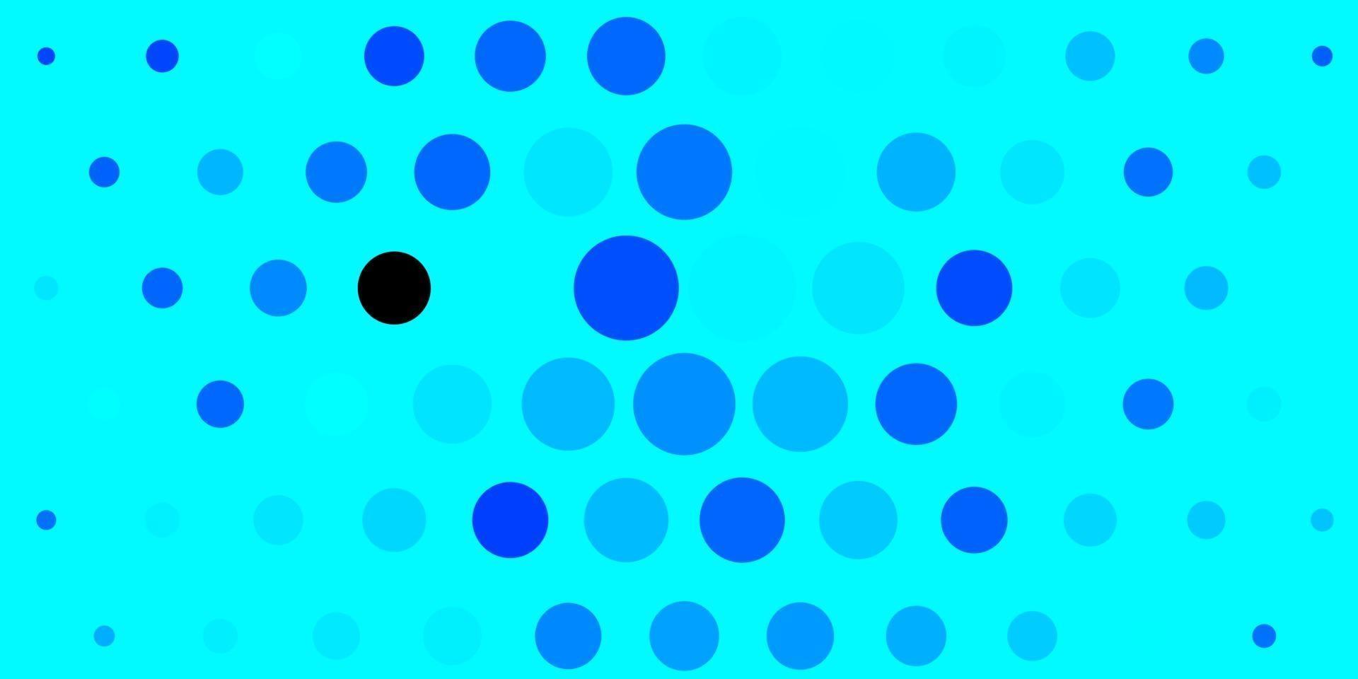 modello vettoriale blu scuro con cerchi.