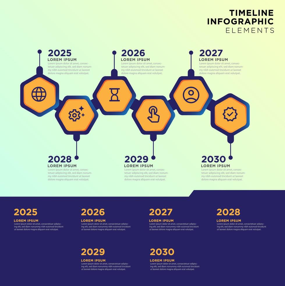 modello di infografica timeline vettore