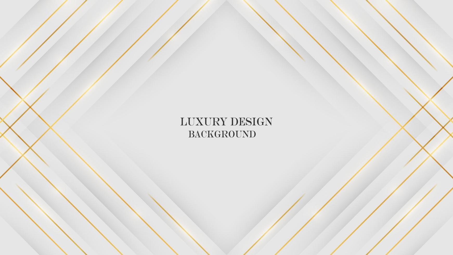 lusso astratto elegante bianca sfondo con brillante oro linea. lusso elegante tema design vettore