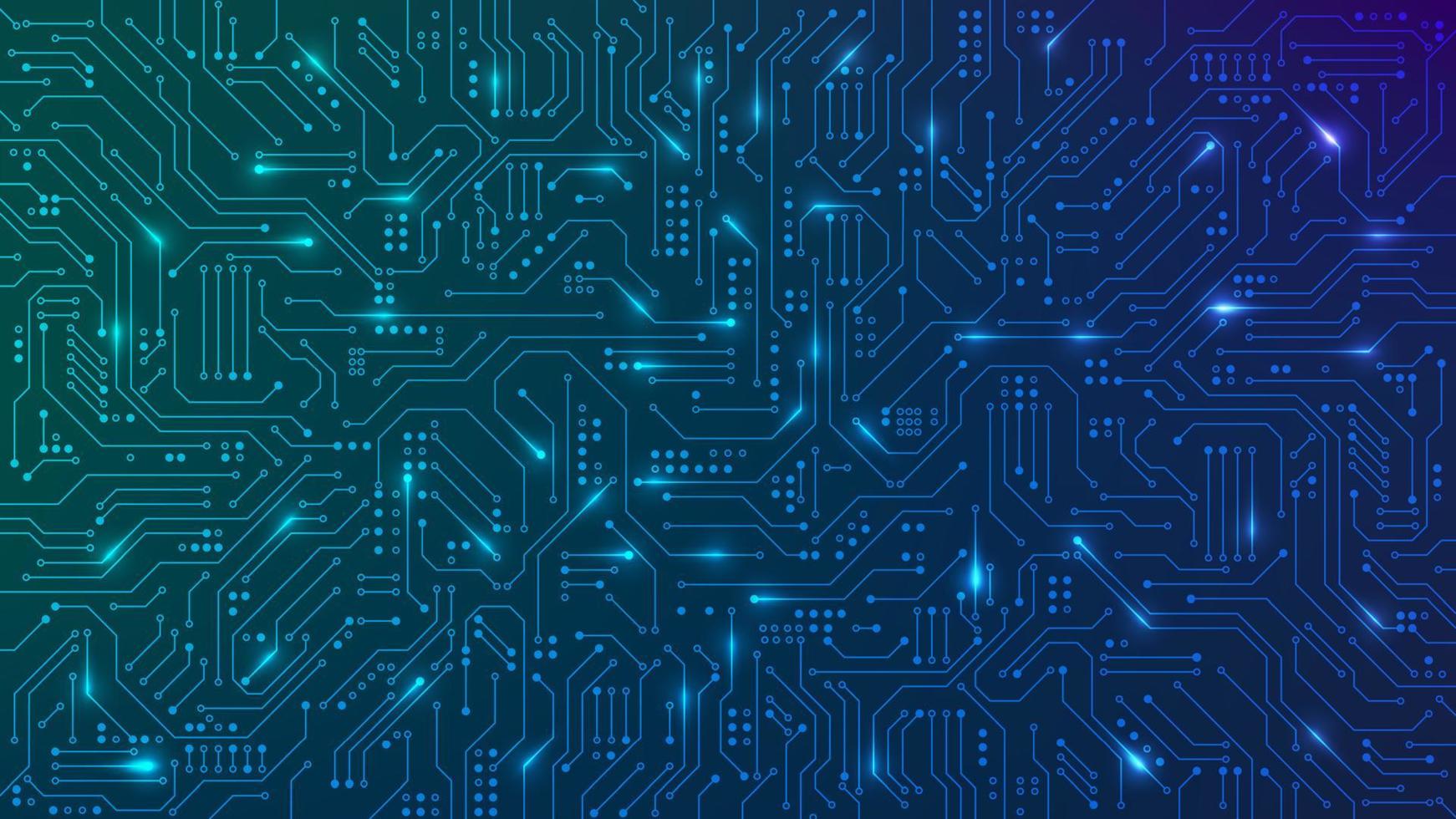 astratto futuristico circuito tavola. alto computer tecnologia blu colore sfondo. hi-tech digitale tecnologia concetto. vettore illustrazione