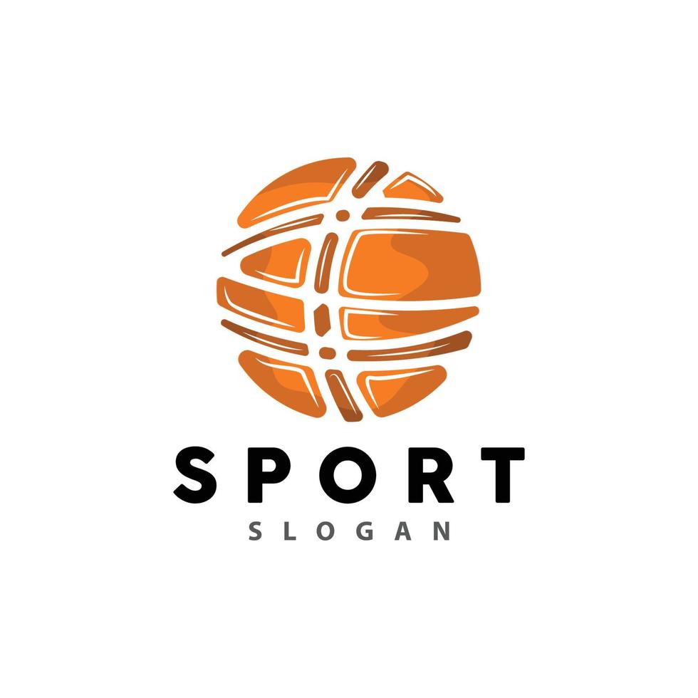 sport logo, pallacanestro logo vettore, semplice minimalista disegno, icona, simbolo, illustrazione vettore