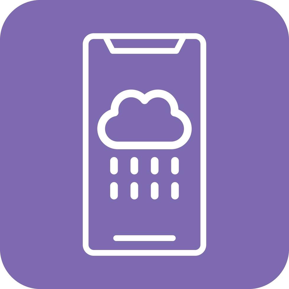 tempo metereologico App icona vettore design