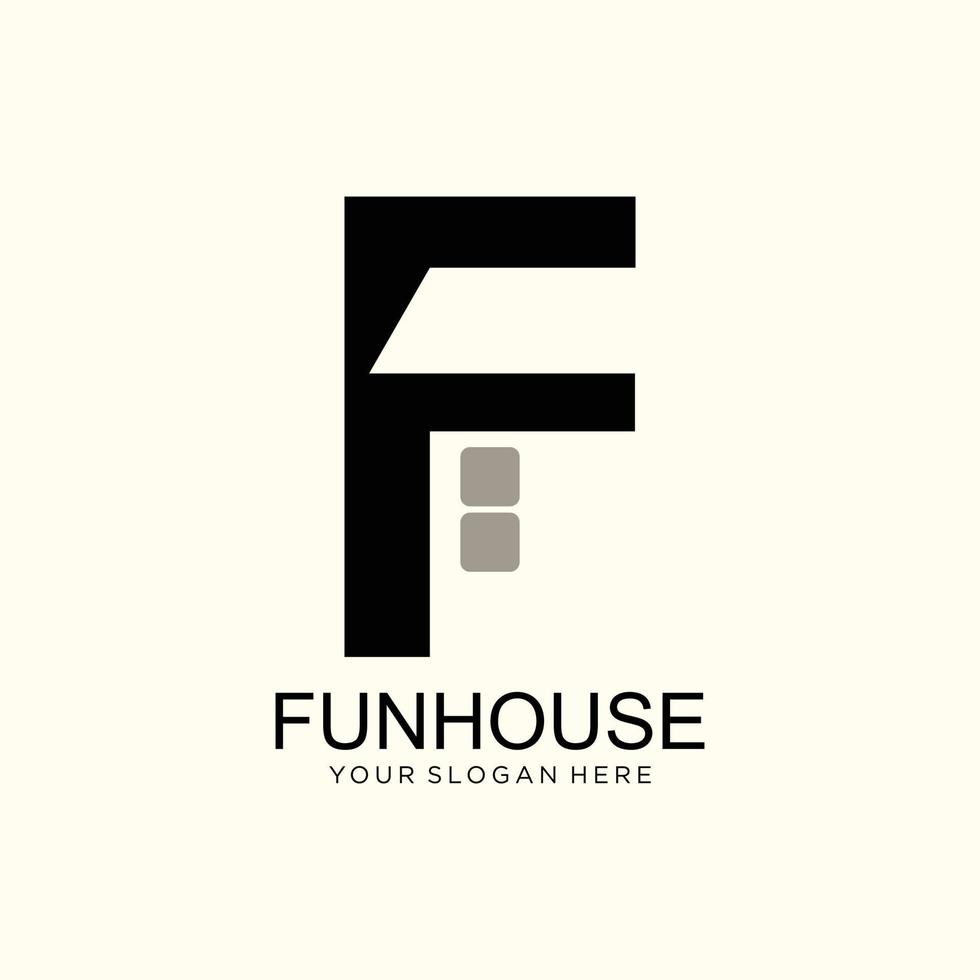 lettera f Casa logo disegni ispirazione isolato su bianca sfondo vettore