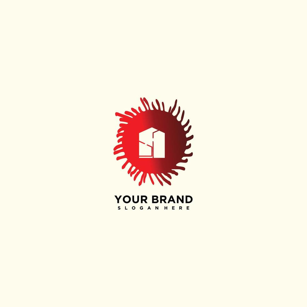 moderno Casa Casa logo design modello con creativo concetto vettore