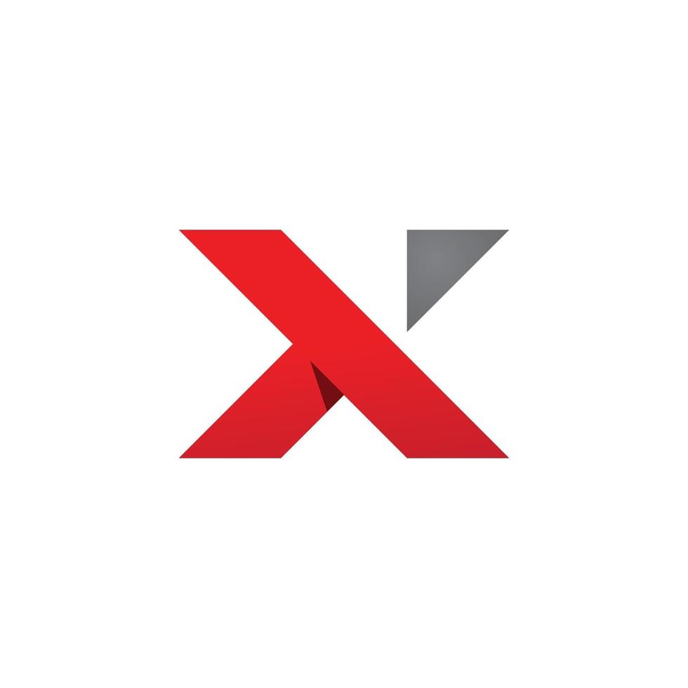 lettera iniziale x logo, moderno logo design vettoriale