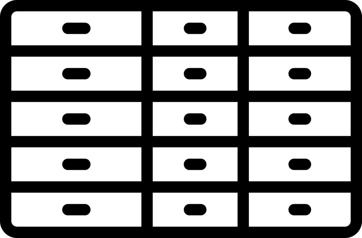 linea icona per unità vettore