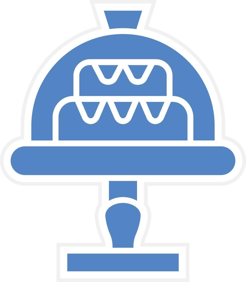 torta cupola vettore icona design