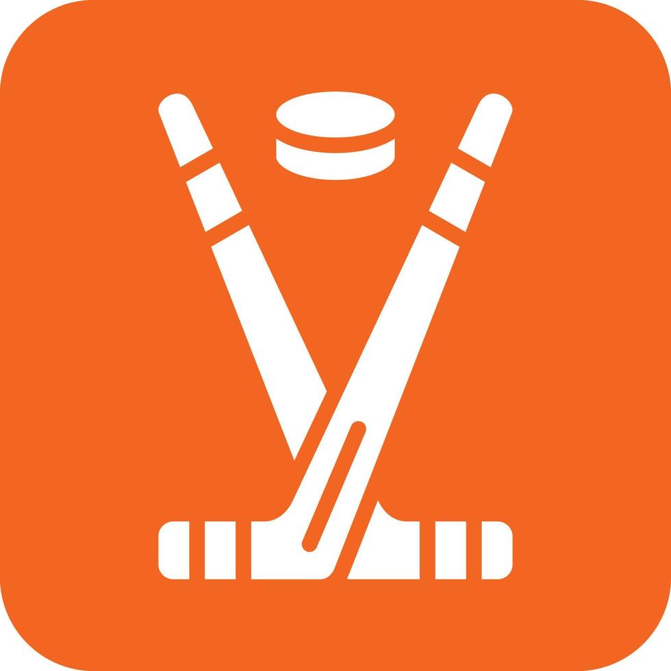 ghiaccio hockey icona vetor stile vettore