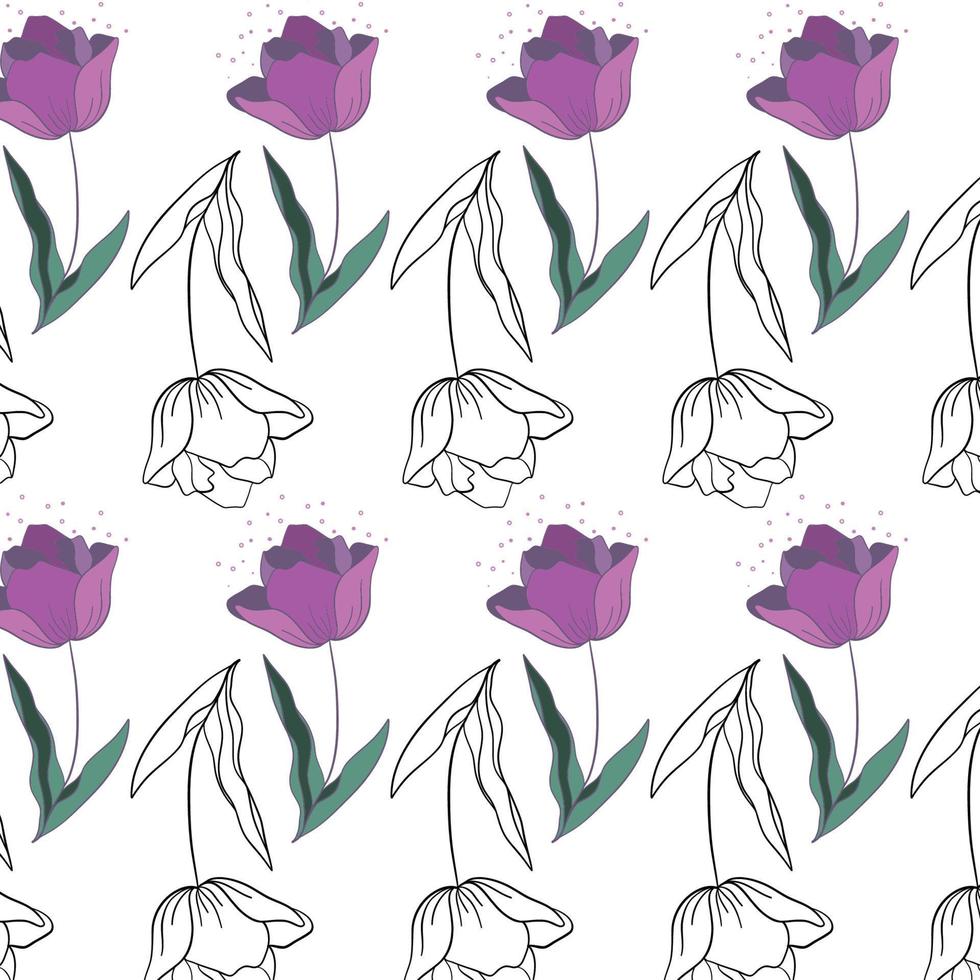 pagina da colorare vaso di fiori con disegno di linea oggetto grafico  vettoriale 9397474 Arte vettoriale a Vecteezy