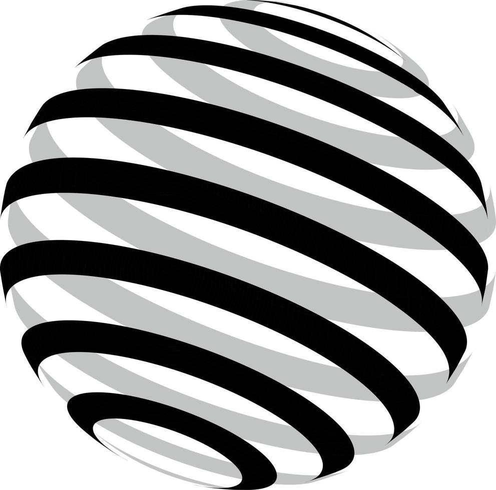 vettore Immagine di un' 3d geometrico elemento per logotipi