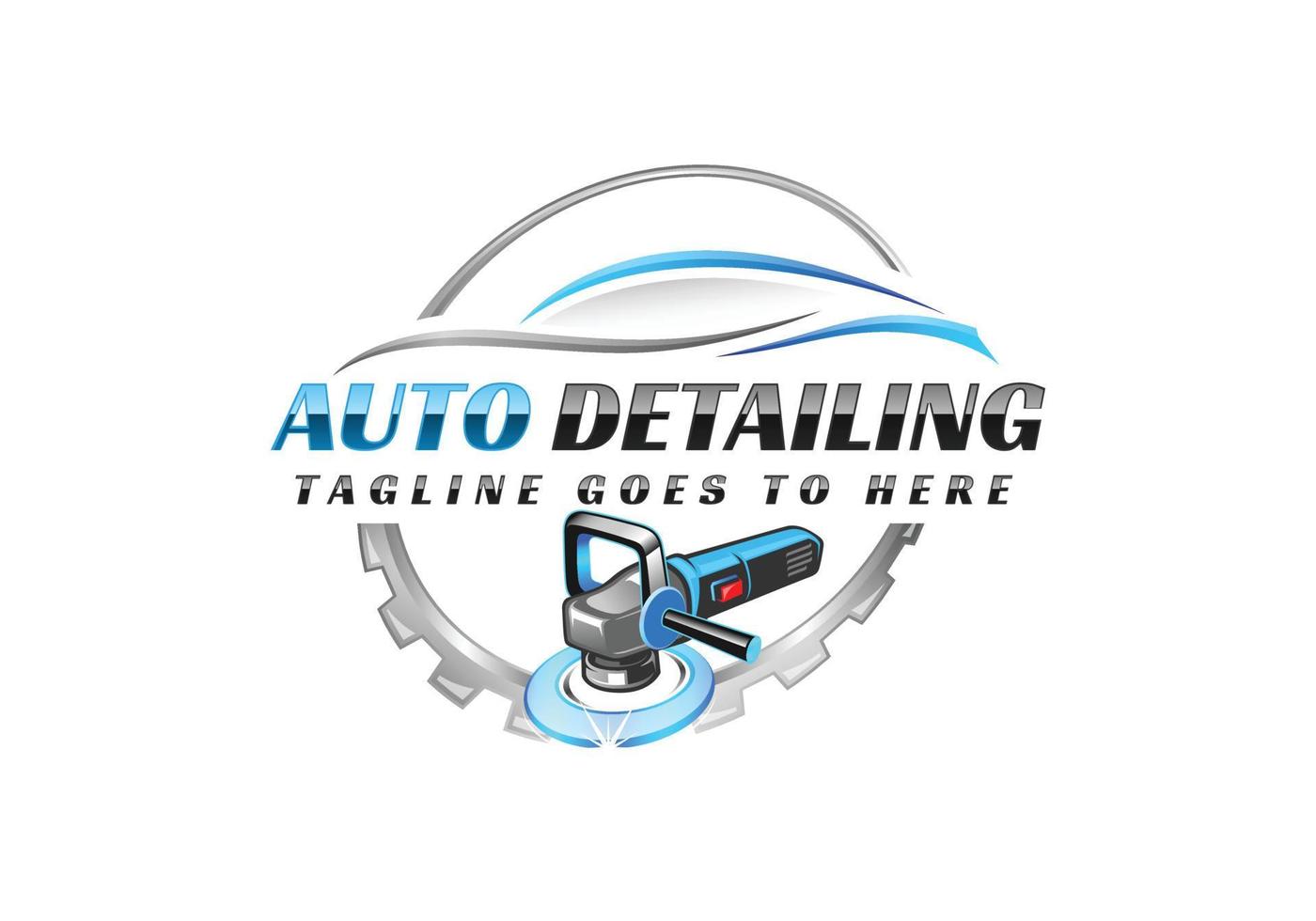 auto dettagliare logo auto dettagliare logo auto polacco logo auto servizio logo auto lavare logo auto pulizia logo vettore