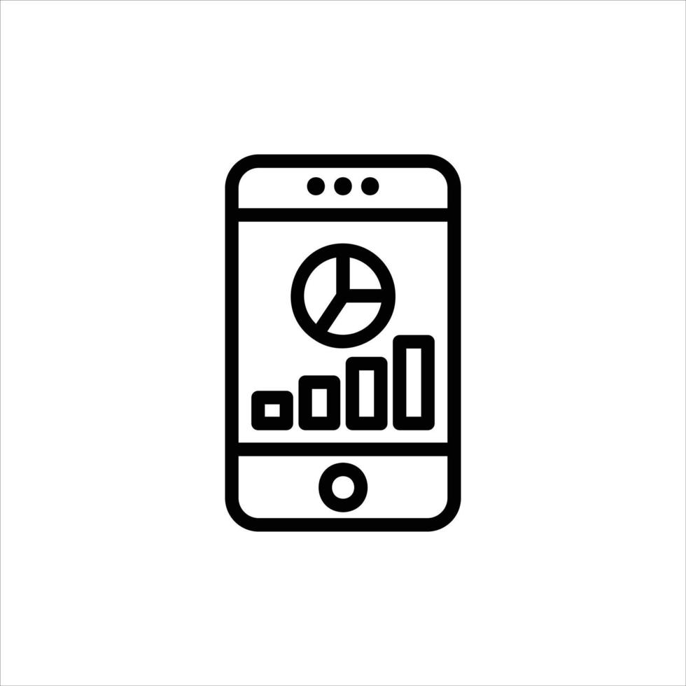 smartphone icona con isolato Vektor e trasparente sfondo vettore