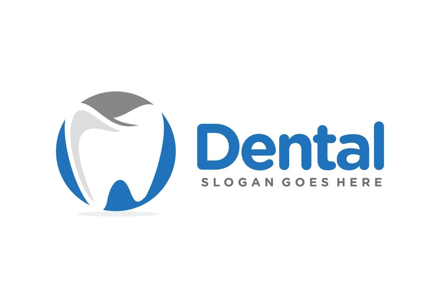 dentale, odontoiatria, dente logo design vettore