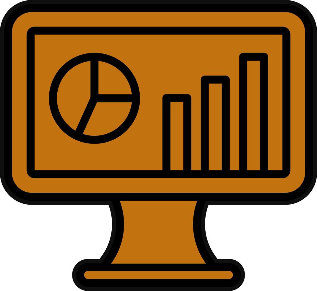 dati analitica vettore icona design