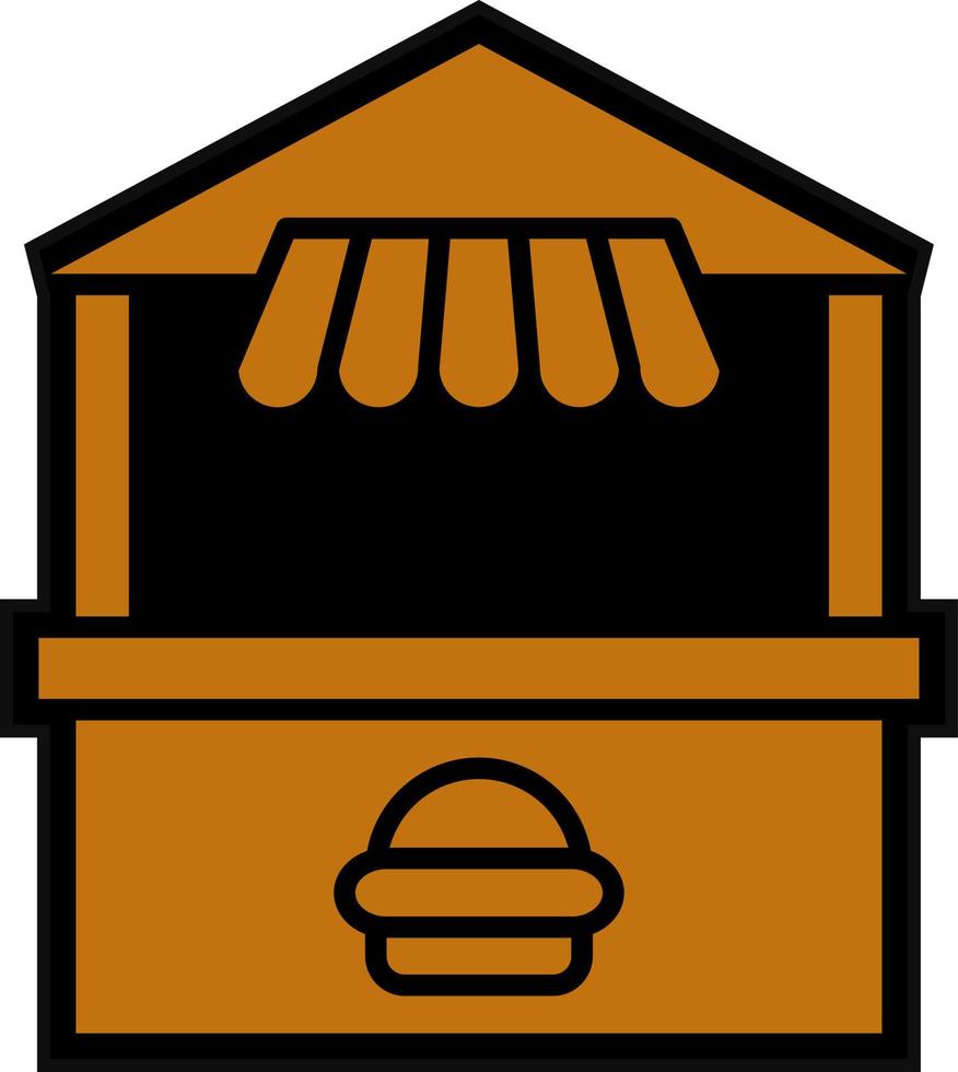 hamburger carrello vettore icona design