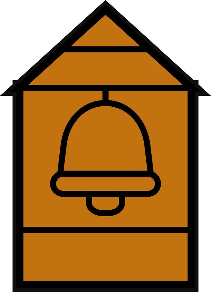 campana Torre vettore icona design