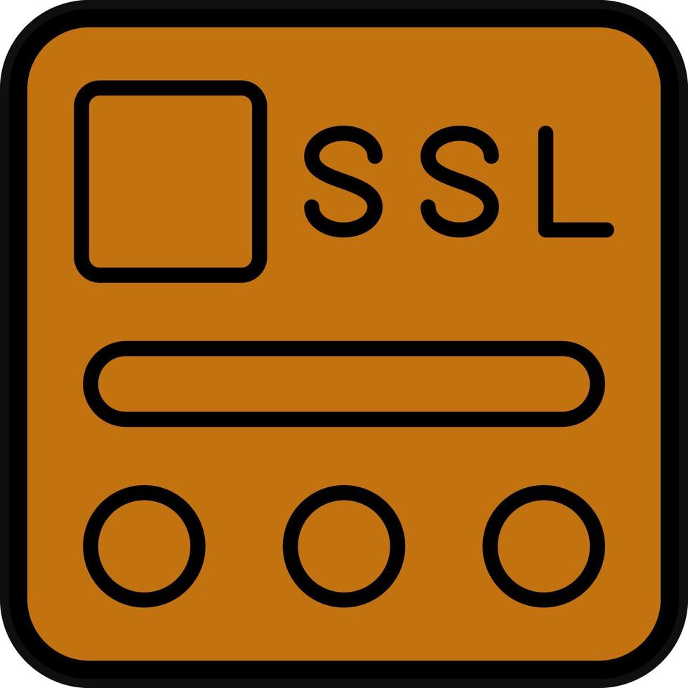 ssl file vettore icona design