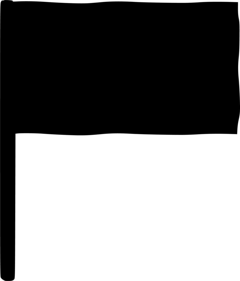 vettore silhouette di bandiera su bianca sfondo