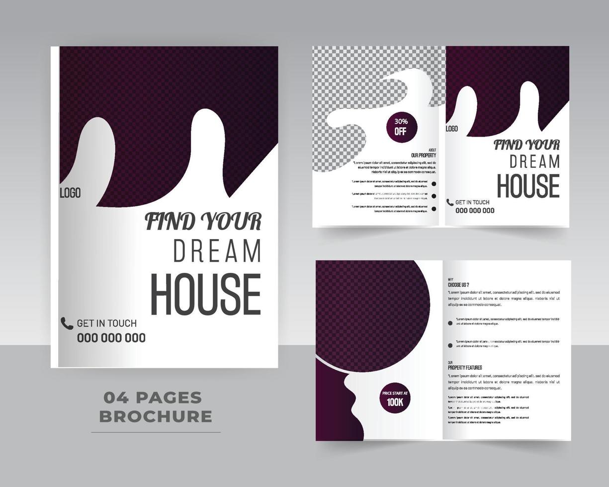 modello di brochure design vettore