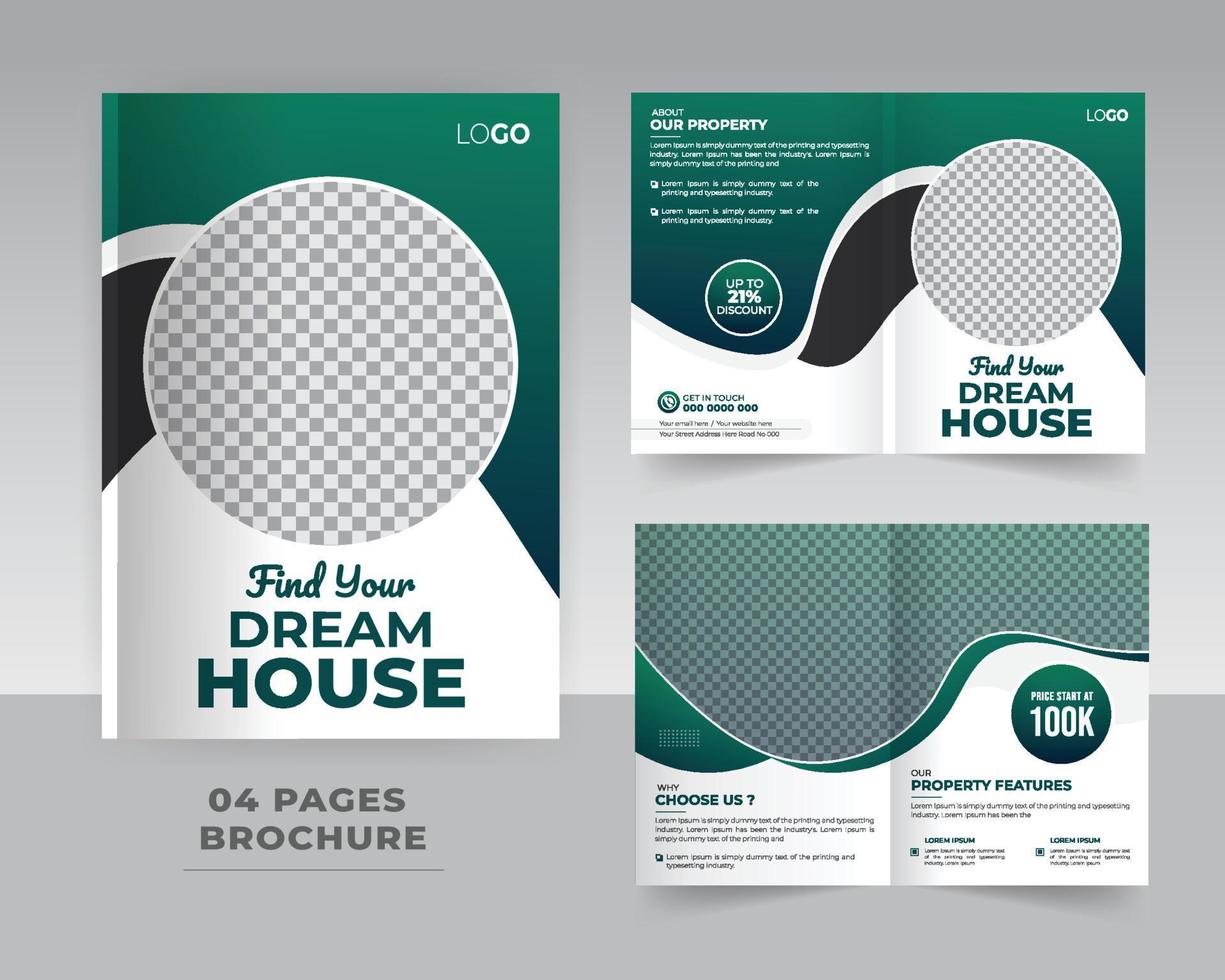 modello di brochure design vettore