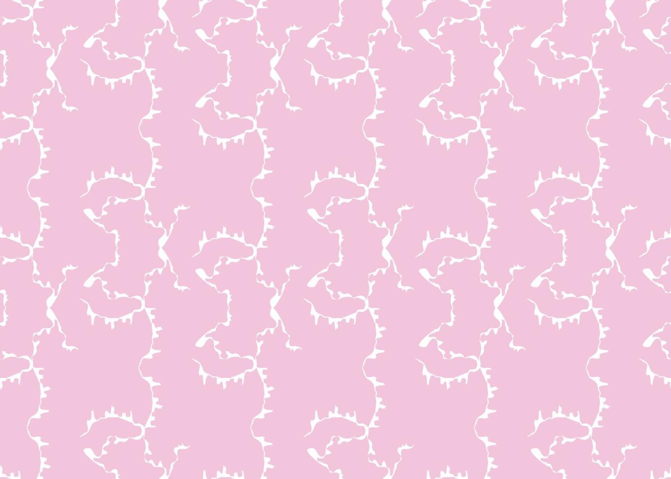 Vector texture di sfondo, seamless pattern. colori disegnati a mano, rosa, bianchi.