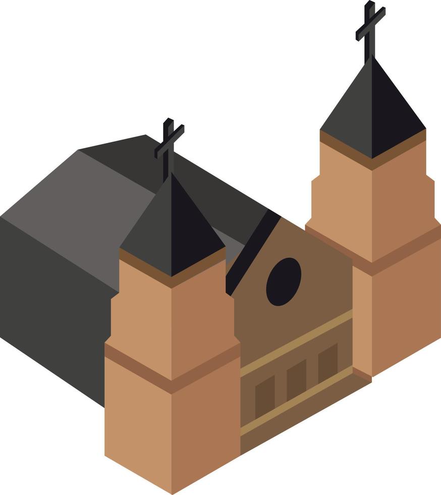illustrazione vettoriale della chiesa su uno sfondo. simboli di qualità premium. icone vettoriali per il concetto e la progettazione grafica.