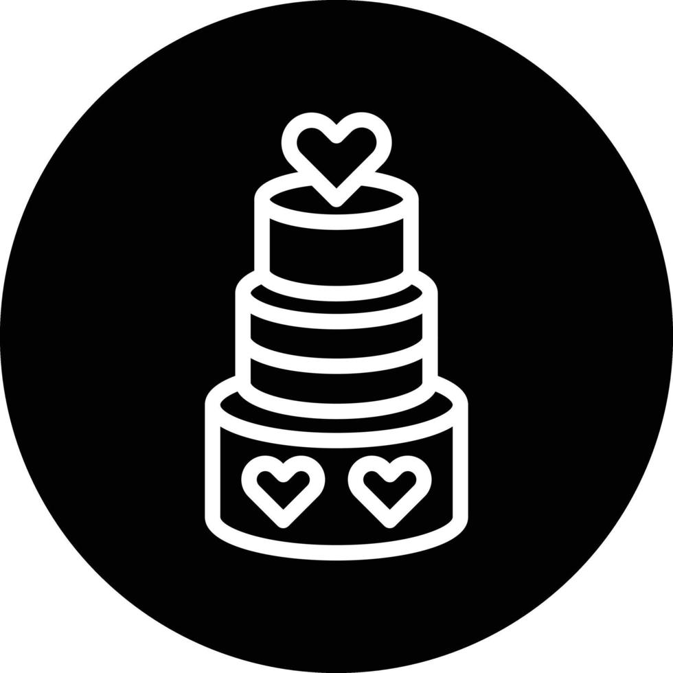 nozze Cupcake vettore icona design