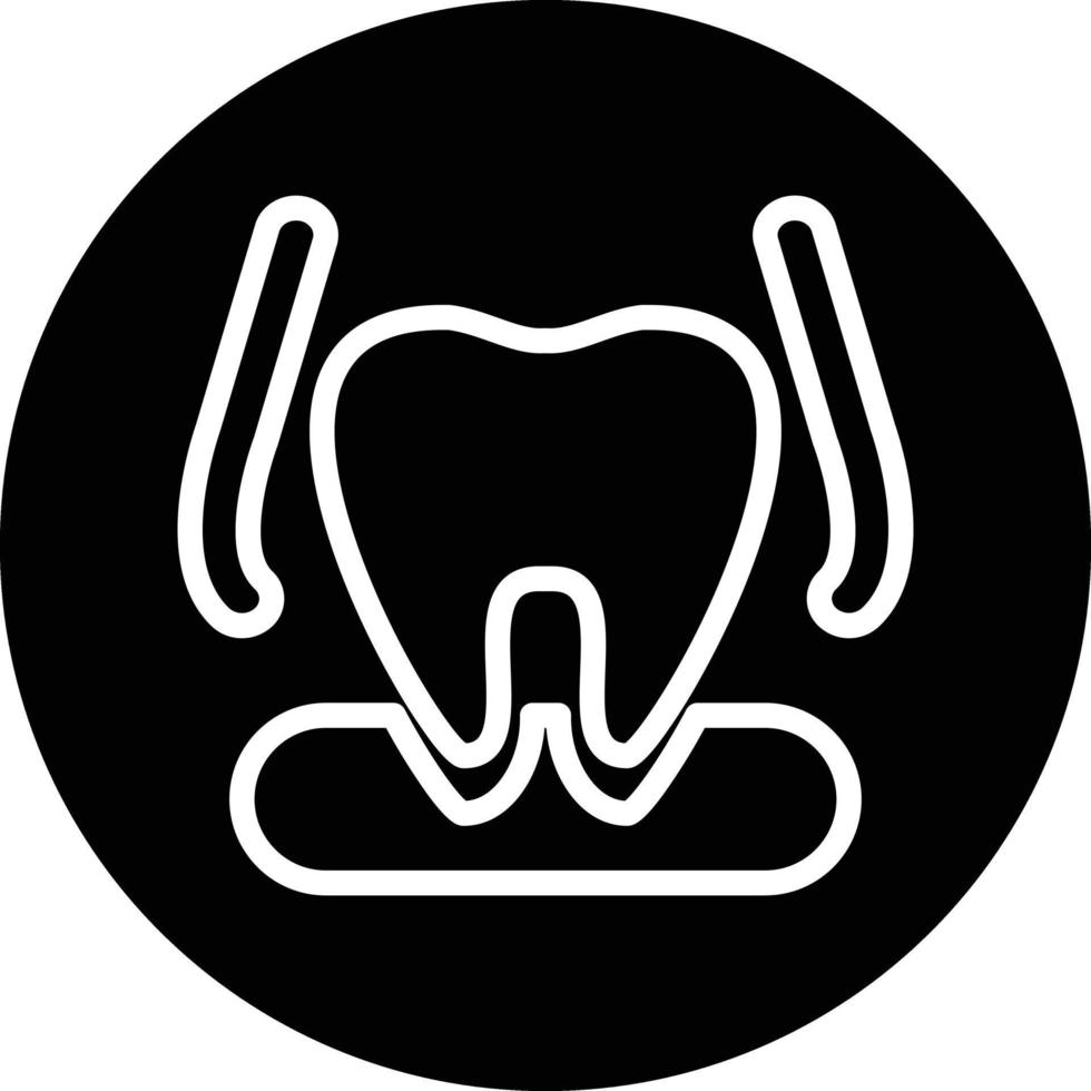 dente estrazione vettore icona design