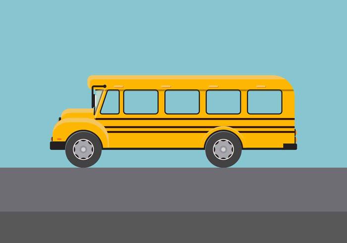 Illustrazione vettoriale di scuolabus